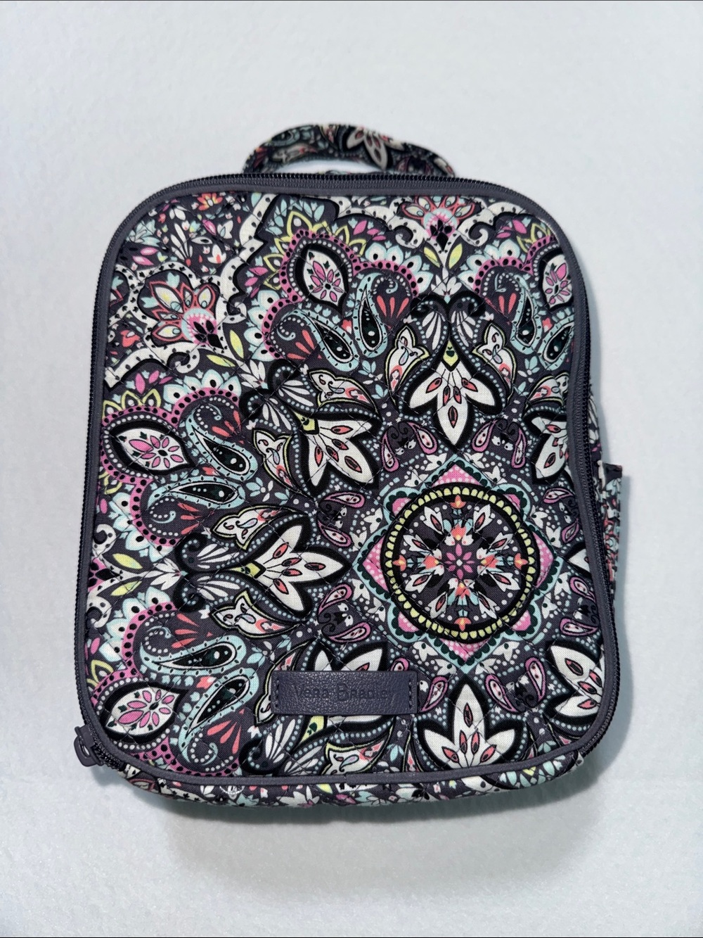 Vera Bradley Insulated Lunch Box Lunch Bag Paisley Floral Multicolor